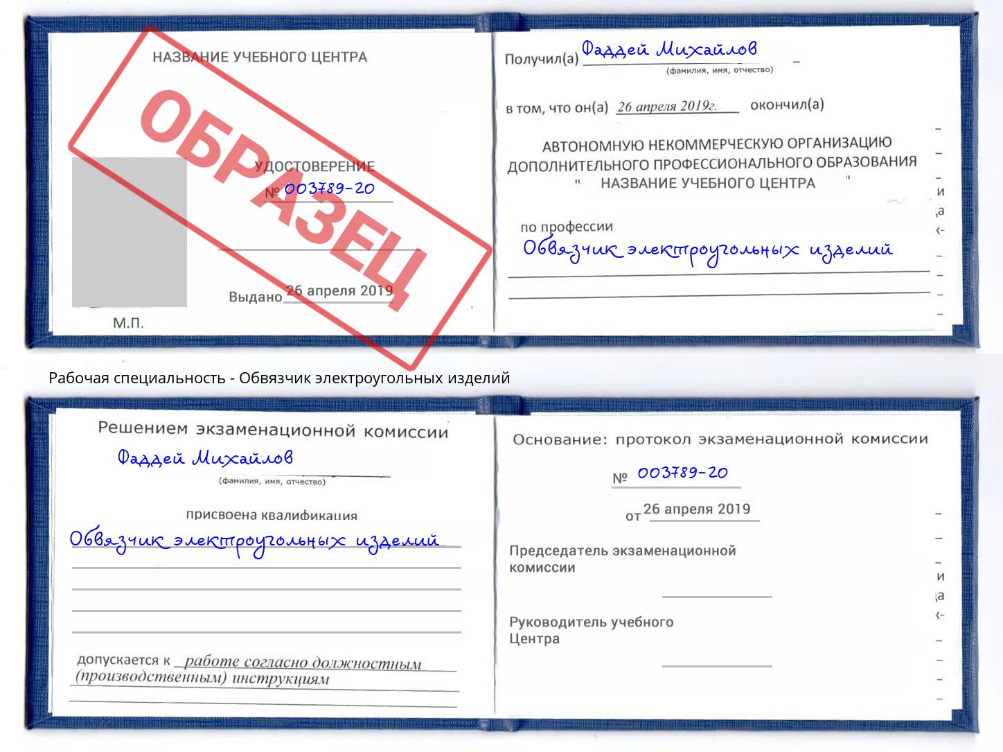 Обвязчик электроугольных изделий Брянск